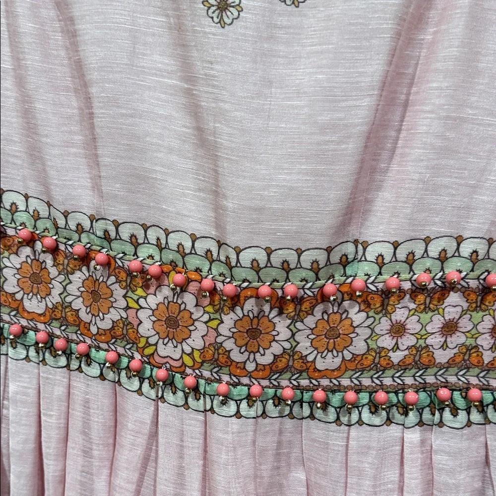Zimmermann Kaleidoscope Bell Sleeve Gown Leo Zodiac Maxi Dress - Picture 9 of 13